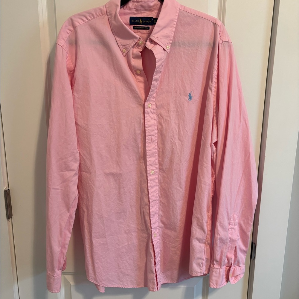 Ralph Lauren Men's Button-Down Shirt in Pink
